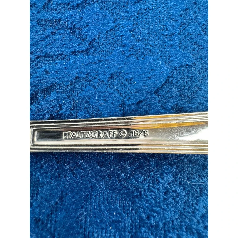 Pfaltzgraff Providence Stainless Steel Oval Soup Spoon 18/8 Flatware Indonesia